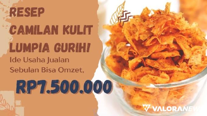 Ilustrasi resep rahasia camilan kulit lumpia gurih, cocok untuk ide jualan. (Foto: Pinterest/Canva)