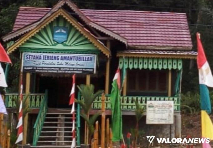 Rumah Adat Setana Jering Amantubillah di Desa Pelangas, Kecamatan Simpang Teritib. (istimewa)