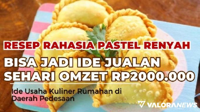 Ilustrasi resep rahasia pastel renyah bisa untuk ide jualan. (Foto: Pinterest/Canva)