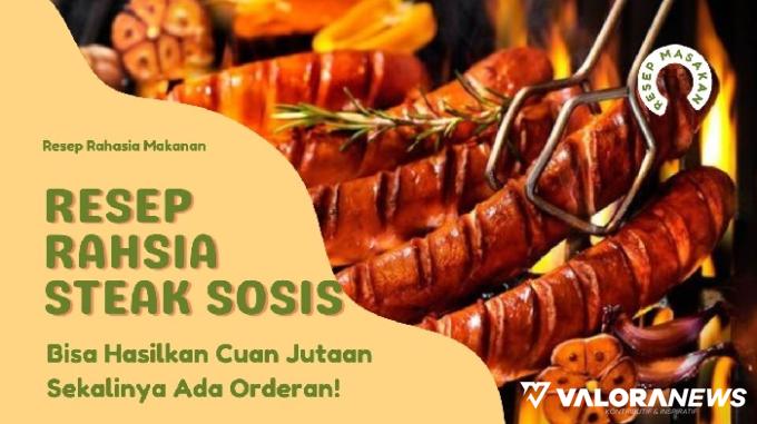 Ilustrasi resep masakan steak tanpa daging paling mantap. (Foto: Pinterest/Canva)