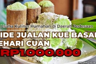 Ilustrasi ide jualan kue basah paling laris, 3 jam langsung ludes. (Foto: Pinterest/Canva)