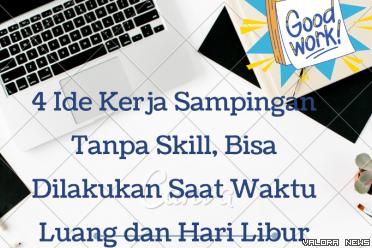 Ilustrasi 4 Ide Kerja Sampingan 2023 (foto: Canva)