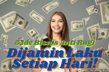Ilustrasi ide bisnis anti rugi tahun 2023. (Foto: Pinterest/Canva)