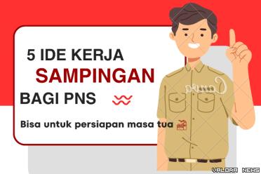 Ilustrasi 5 ide kerja sampingan bagi PNS (foto: Canva)