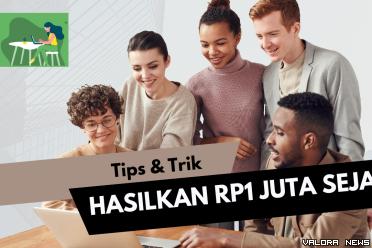 Tips Hasilkan Rp1 Juta dalam Waktu Sejam (foto: Canva)