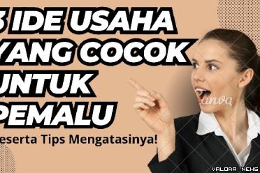 Ilustrasi ide usaha untuk seorang pemalu tahun 2023. (Foto: Canva)