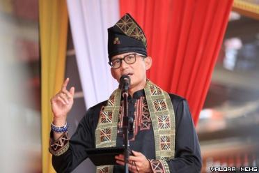 Menteri Pariwisata dan Ekonomi Kreatif (Menparekraf), Sandiaga Salahuddin Uno.