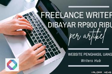 Ilustrasi Website Penghasil Uang Writers Hub (foto: Canva)