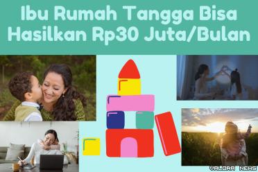 Ilustrasi Freelancer untuk Ibu Rumah Tangga yang hasilkan Rp30 juta dari konten Pop It (foto: Canva)