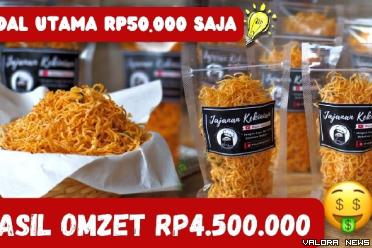 Ilustrasi ide usaha modal Rp50 ribu,  sekali jual langsung ludes. (Foto: channel Youtube Wais Alqorni/Canva)