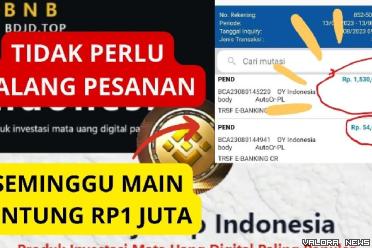 Ilustrasi aplikasi penghasil uang BNB Binance. (Foto: Canva/Halaman Resmi BNB Binance BDJD)