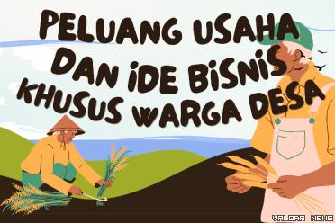 Ilustrasi peluang usaha rumahan dan ide bisnis warga desa (foto: Canva)