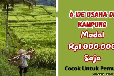 Ilustrasi ide usaha menjanjikan di kampung modal hanya Rp1 juta saja. (Foto: Pinterest/Canva)