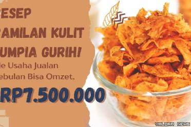 Ilustrasi resep rahasia camilan kulit lumpia gurih, cocok untuk ide jualan. (Foto: Pinterest/Canva)