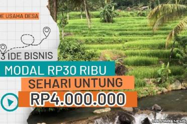 Ilustrasi ide usaha di desa modal Rp30 ribu, sehari untung Rp4 juta. (Foto: Pinterest/Canva)