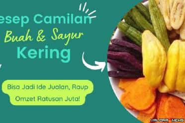 Ilustrasi resep masakan keripik buah & sayur, bisa jadi ide jualan. (Foto: Pinterest/Canva)