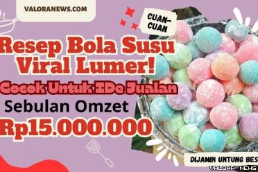 Ilustrasi resep rahasia bolas susu viral lumer, dijual bisa omzet Rp15 juta. (Foto: Pinterest/Canva)