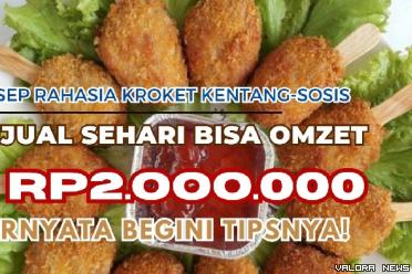Ilustrasi resep rahasia kroket kentang sosis bisa jadi ide jualan. (Foto: Pinterest/Canva)