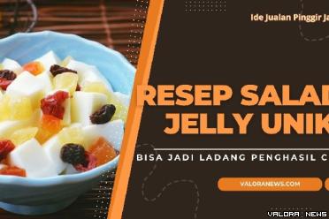 Ilustrasi resep salad jelly cocok untuk usaha pinggir jalan. (Foto: Pinterest/Canva)
