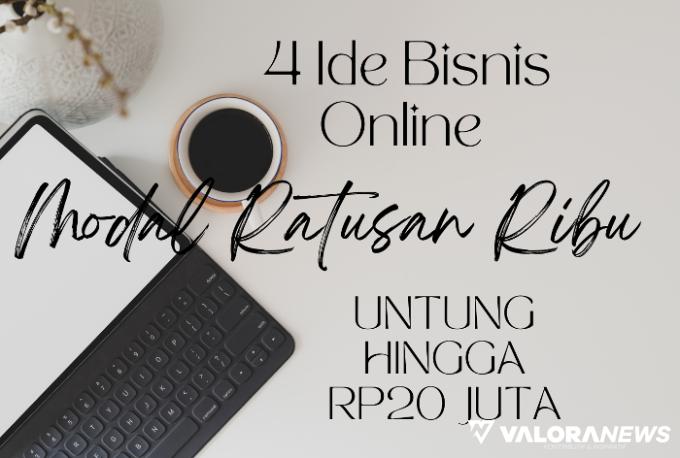Ilustrasi Bisnis Online Modal Ratusan Ribu (foto: Ela Socials &amp; Design/Canva)