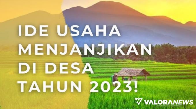 Ilustrasi peluang usaha menjanjikan di desa tahun 2023. (Foto: Canva/Pinterest)