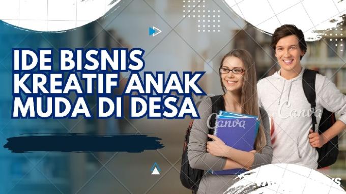 Ilustrasi ide bisnis untuk anak muda di desa.(Foto: Canva)