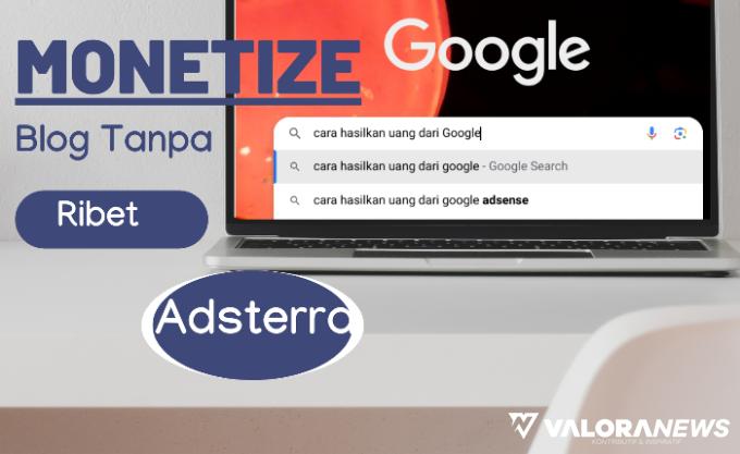 Ilustrasi Website Penghasil Uang Adsterra (foto: Canva)