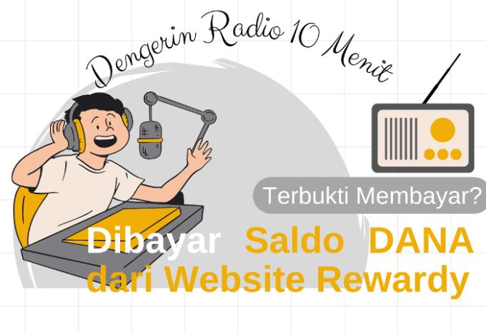 Ilustrasi Website Penghasil Uang dengan Dengerin Radio (foto: Canva)