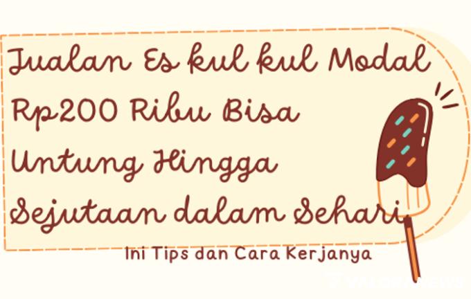 Ilustrasi Jualan Es Kul Kul (foto: Canva)