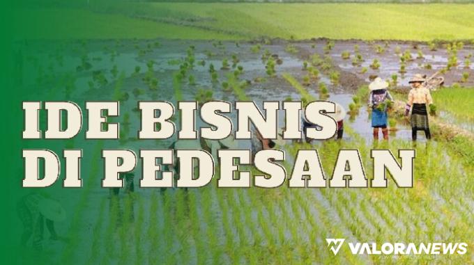 Ilusrasi ide bisnis di daerah pedesaan. (Foto: Canva/Pinerest)