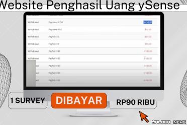 Ilustrasi Website Penghasil Uang ySense (foto: Youtube Maijun Tarlando Sinaga/Canva)