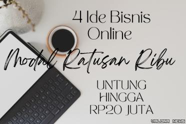 Ilustrasi Bisnis Online Modal Ratusan Ribu (foto: Ela Socials & Design/Canva)