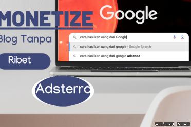 Ilustrasi Website Penghasil Uang Adsterra (foto: Canva)