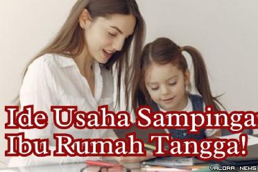 Ilustrasi ide usaha sampingan bagi ibu rumah tangga. (Foto: Canva/)