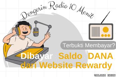 Ilustrasi Website Penghasil Uang dengan Dengerin Radio (foto: Canva)