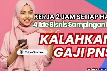 Ilustrasi 4 ide bisnis sampingan kalahkan gaji PNS. (Foto: Canva/Pinterest)