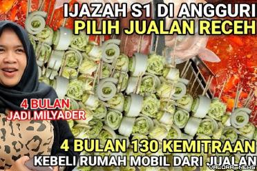 Ilustrasi kisah sukses pedagang street food, 4 bulan jalan sudah punya 130 kemitraan. (Foto: channel Youtube Jajan Ranger)