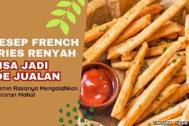 Ilustrasi resep rahasia french fries renyah, bisa jadi ide jualan. (Foto: Canva/Pinterest)