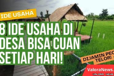 Ilustrasi ide usaha di desa bisa cuan setiap hari. (Foto: Pinterest/Canva)
