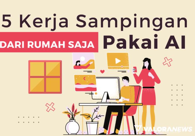 Ilustrasi Kerja Sampingan yang bisa dilakukan dengan bantuan AI (foto: Canva)