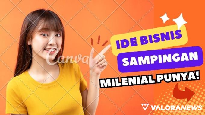 Ilustrasi ide bisnis sampingan Milenial 2023. (Foto: Canva)