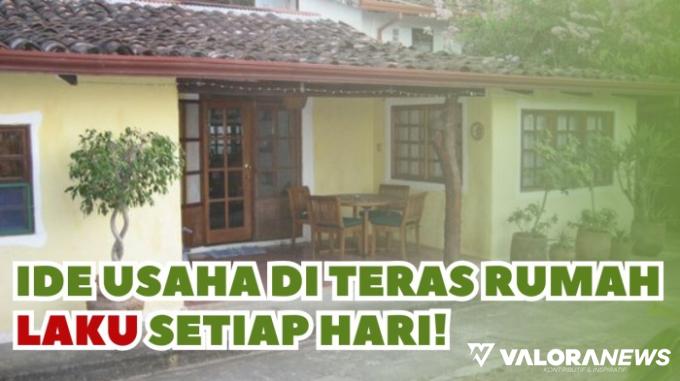 Ilustrasi ide usaha di teras rumah paling banyak diminati ibu rumah tangga. (Foto: Canva/Pinterest)