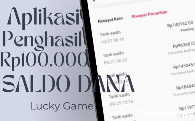 Ilustrasi Ilustrasi aplikasi penghasil uang Lucky Game (foto: Canva)