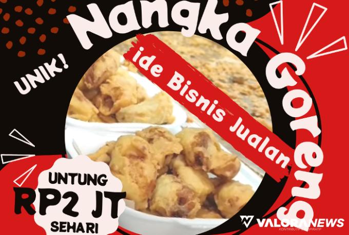 Ilustrasi Ide Bisnis berupa Usaha Jualan Nangka Goreng (foto: Youtuber Zayn R/Canva)