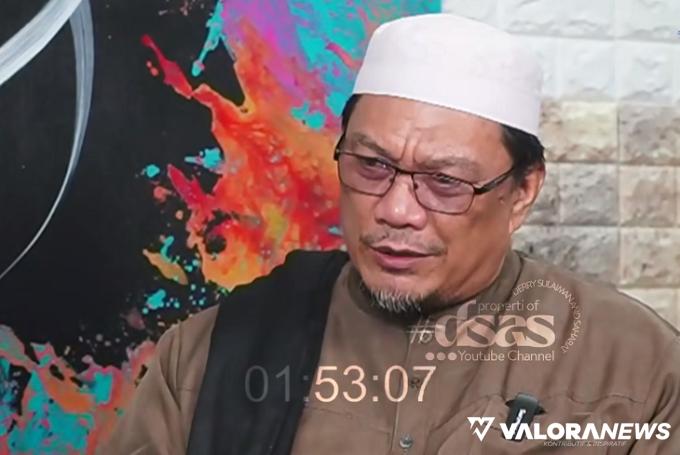 Tangkapan layar Ust Yahya Waloni saat tampil dalam dialog bersama Ust Deri Sulaiman di Acara Ngopi (ngobrol perkara iman).
