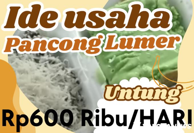 Ilustrasi Ide Usaha dengan Bisnis Jualan Pancong Lumer (foto: Youtube Ortega Laka-Laka/Canva)