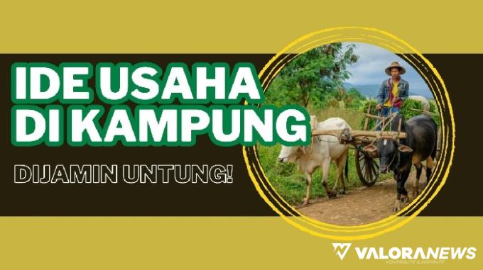 Ilustrasi ide usaha di daerah perkampungan untuk jutaan rupiah. (Foto: Canva/Pinteres)