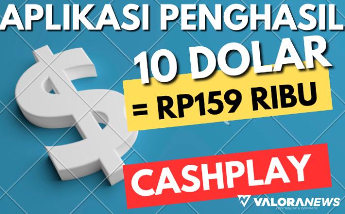 Ilustrasi Aplikasi Penghasil Uang CashPlay yang membayar Dolar (foto: Canva)