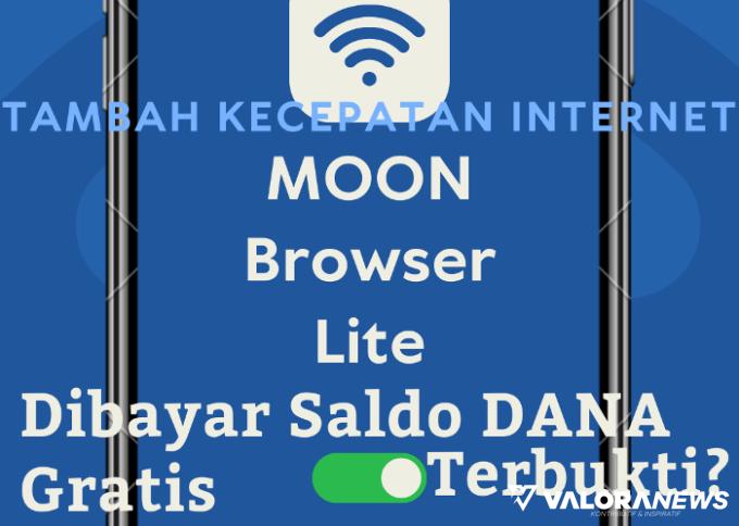 Ilustrasi Aplikasi Penghasil Uang MOON Browser Lite (foto: Canva)