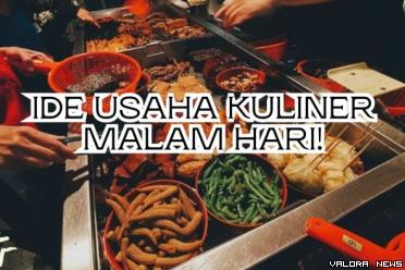 Ilustrasi ide usaha kuliner di malam hari. (Foto: Canva/Pinterest)